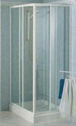 TRIS BOX CRISTALLO PIUMATO RETT.68-78x79-89 BIANCO