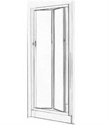 NOV STAR/S PORTA SOFFIETTO 66/72 CRISTALL.3MM TRASLUCIDO TELAIO BCO H185