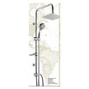 IS COLONNA DOCCIA TRENDY C/SOFFIONE D20 FILO SQUARE E SALISCENDI