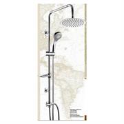 IS COLONNA DOCCIA TRENDY C/SOFFIONE D20 FILO ROUND E SALISCENDI