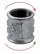 ATUSA  MANICOTTO 271 DX-SX  ZINCATO  1/2