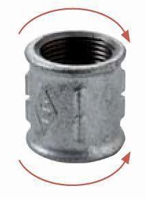 ATUSA  MANICOTTO 271 DX-SX ZINCATO  1