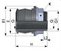 BUC RACCORDO INNESTO RAPIDO SERBATOIO M 2-F11/2 EPDM