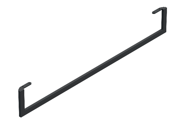 RTP TEO PORTA ASCIUGAMANI GRIGIO ANTRACITE L.80 CM