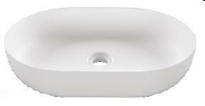 RTP LAVABO D'APPOGGIO MUSA OVALE    BCO LUCIDO 60X41,6X13,5