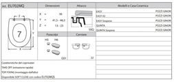 EU702MQ SEDILE T/IND.EASY-EASY02 T.-SOSP.-QUINT T.-SOSP.