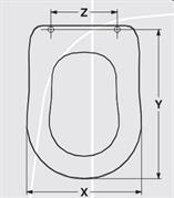 EM019   SEDILE MDF EFI FLAMINIA BCO LUCIDO DEDICATO