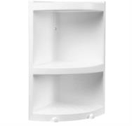 CR PORTA SAPONE ANGOLO DOCCIA 2 PIANI BIANCO
