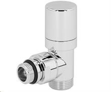 CPOL VALVOLA SQ 1/2 CYLINDER TERMOSTATIZZABILE BIANCA/CROMATA