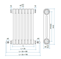 IRS TESI  750/2 BATTERIA DA  2 ELEMENTI  BCA NO TAPPI