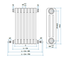IRS TESI  900/2 BATTERIA DA  3 ELEMENTI  BCA NO TAPPI