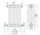 IRS TESI  900/2 BATTERIA DA  4 ELEMENTI  BCA NO TAPPI