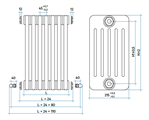 IRS TESI  900/2 BATTERIA DA  6 ELEMENTI  BCA NO TAPPI