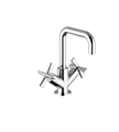 WTS FLAP CROSS MONOFORO LAVABO MF C/SCATTO ATTACCO UNIVERSALE CROMATO