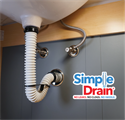 SIMPLE DRAIN SIFONE 1 VIA  IN GOMMA