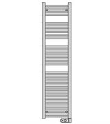 ZHD TERMOARREDO  AURA ELETTRICO W750   1500/500 BCO TERMOST.PR