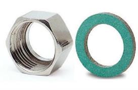 FRR DADO OTTONE 3/4 ACQUA/SOLARE DN15 C/GUARNIZIONE