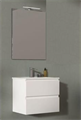 LEGNOX ALLEGRA COMPOSIZIONE L.80 P.39,5 B.CO (BASE+LAVABO+SPEC.+LAMPADA)