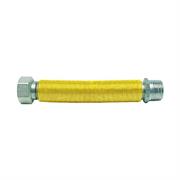 DELTA FRR GIUNTO ESTENSIBILE GAS 1/2 MF 220-420 INOX C/GUAINA GIALLA
