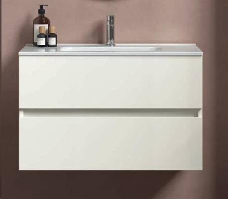 LEGNOX CREA BASE LAVABO CON CONSOLLE 2 CASS. 60X50X45 BIANCO
