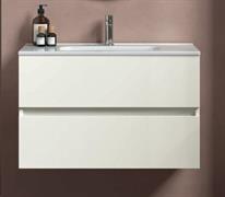 LEGNOX CREA BASE LAVABO CON CONSOLLE 2 CASS. 60X50X45 BIANCO