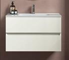 LEGNOX CREA BASE LAVABO CON CONSOLLE 2 CASS. 60X50X45 BIANCO