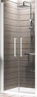 NOVELLINI MODELLO YOUNG 2B PORTA SALOON 98-102 VETRO TRASP 6MM PROF.SILV