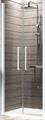 NOVELLINI MODELLO YOUNG 2B PORTA SALOON 98-102 VETRO TRASP 6MM PROF.SILV