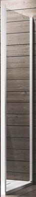 NOVELLINI MODELLO YOUNG 2B PARETE FISSA 79-81 VETRO TRASP 6MM PROF.SILVE