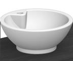 SCAR LUNA LAVABO APPOGGIO D.40  CPR 8003