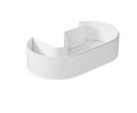 GALASSIA  T65 CASSETTO SOTTOLAVABO OVALE ROVERE 65X38X14