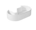 GALASSIA  T65 CASSETTO SOTTOLAVABO OVALE ROVERE 65X38X14