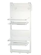 REFL PORTA OGGETTI X BOX DOCCIA L.23CM CON 2 MENSOLE