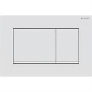 GEB PLACCA SIGMA20 SQUARE 2 PULSANTI BIANCO OPACO/ BIANCO /BIANCO OPACO