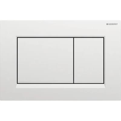 GEB PLACCA SIGMA20 SQUARE 2 PULSANTI SATINATO/ CROMO /SATINATO