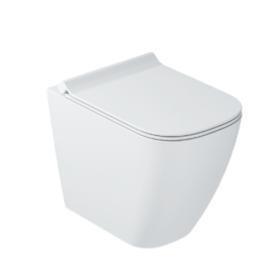 GALASSIA MEG 11 VASO A TERRA FILO MURO RIMAWAY BIANCO LUCIDO