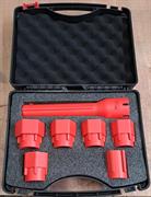 ISV CHIAVE A TUBO CON INSERTI X DADI MISCELATORI CON VALIGIETTA