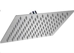 IS SOFFIONE FILO SQUARE SPAZZOLATO D25X25