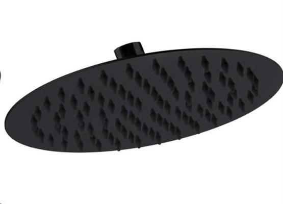 IS SOFFIONE FILO ROUND MATT BLACK D25