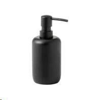 IS BONNY MATT BLACK DISPENSER NERO DA APPOGGIO IN RESINA