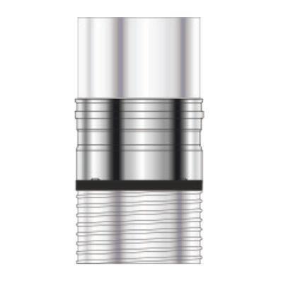 GBD FLEXOMEGA RACCORDO D60 USCITA FEMMINA ADATT.FLEX-RIGIDO