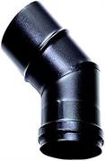 GBD CURVA 45     ACCIAO NERO D.80  PELLET
