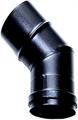 GBD CURVA 45     ACCIAO NERO D.80  PELLET