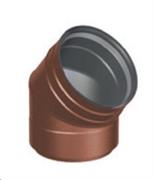 GBD CRM-INOX 100 Gomito a 43,5?RAME MARTELLATO