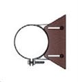 GBD CRM-PPS 100 Staffa a pareteregolabile 50-90 mm RAME MARTELLATO