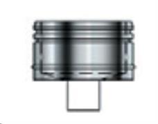 GBD INOX-PPS  80 Scarico condensa verticale