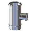 GBD MONO PARETE D100  TEE RIDOTTO  80 INOX PLTR 80-100