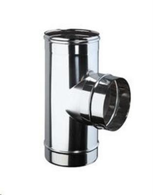 ITT TEE INOX 90GR INOX D130 MONO PARETE ITT-T90130