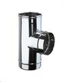 ITT TEE INOX 90GR INOX D150 MONO PARETE ITT-T90150