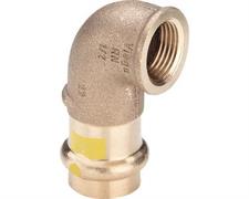 VIEGA CURVA 90 F.FILETTATO  F.15X3/4 GIALLO 345839